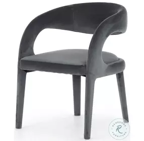Hawkins Charcoal Velvet Dining Chair