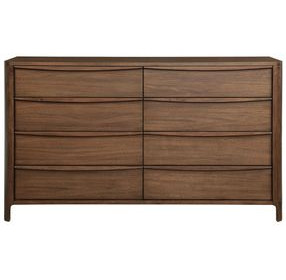 Maderia Walnut 8 Drawer Dresser