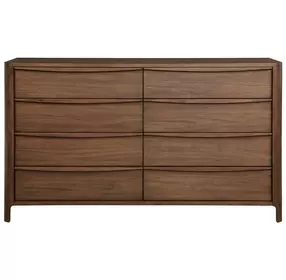 Maderia Walnut 8 Drawer Dresser
