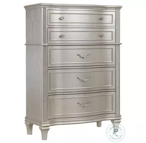 Evangeline Silver 6 Drawer Chest