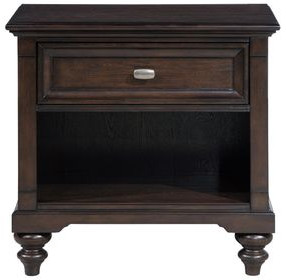 Andover Dark Oak 1 Drawer Nightstand