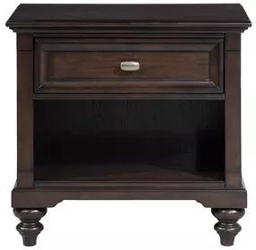 Andover Dark Oak 1 Drawer Nightstand