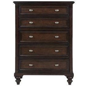 Andover Dark Oak 5 Drawer Chest