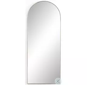 Georgina Polished Brass Floor Mirror