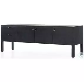 Isador Black Wash Poplar Media Console
