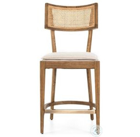 Britt Toasted Nettlewood Performance Fabric Counter Height Stool