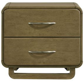 Amsbury Nutmeg 2 Drawer Nightstand