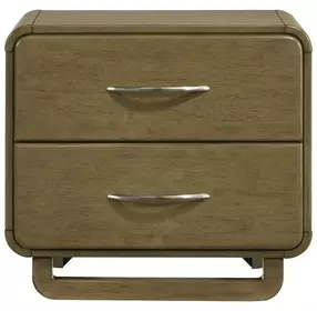 Amsbury Nutmeg 2 Drawer Nightstand