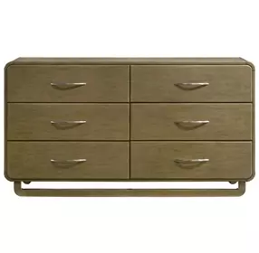 Amsbury Nutmeg 6 Drawer Dresser