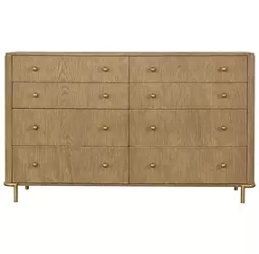 Arini Sand Wash 8 Drawer Dresser