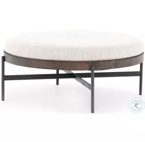 Edwyn Gibson Wheat Performance Fabric Large Ottoman