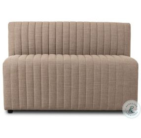 Augustine Crypton Nomad Taupe Performance Fabric 49" Dining Banquette