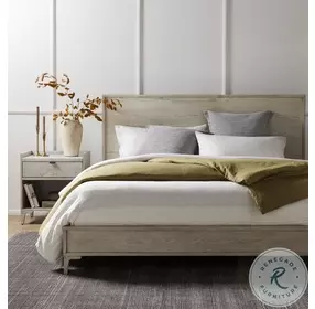 Viggo Vintage White Oak Panel Bedroom Set