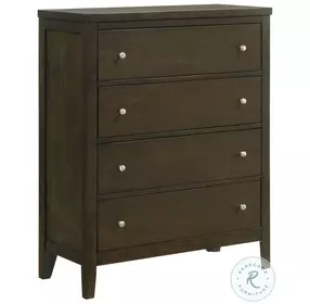 Wilkes Dark Cocoa 5 Drawer Chest