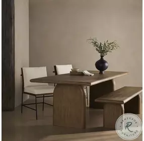 Sorrento Aged Drift Mindi 94" Dining Room Set