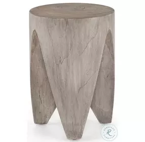 Petros Weathered Grey Outdoor End Table