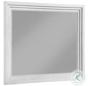 Marielle Distressed White Dresser Mirror
