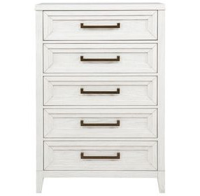 Marielle Distressed White Chest