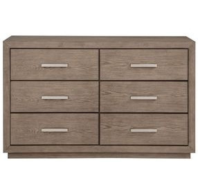 Kenora Barley Brown 6 Drawer Dresser