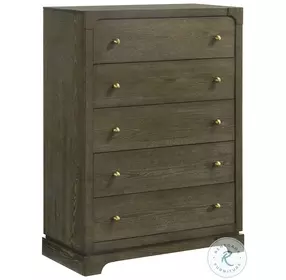 Gran Park Dark Cocoa 5 Drawer Chest