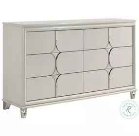 Olivia White 6 Drawer Dresser
