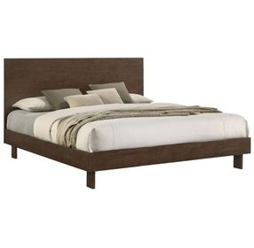 Glenwood Warm Brown King Platform Bed