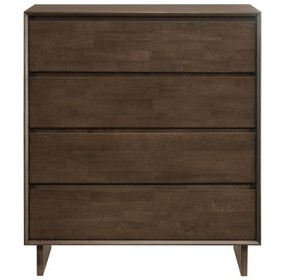 Glenwood Warm Brown 4 Drawer Chest