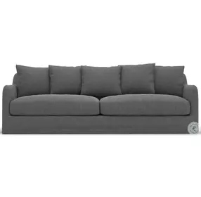 Dade Charcoal Performance Fabric Outdoor Sofa