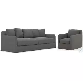 Dade Charcoal Outdoor Conversation Set