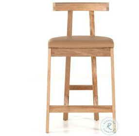 Tex Natural Rosa Morada Counter Height Stool