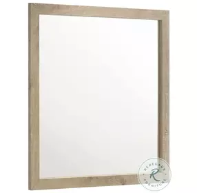 Oakglen Weathered Oak Dresser Mirror