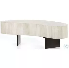 Avett Bleached Guanacaste Tall Coffee Table