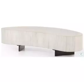 Avett Bleached Guanacaste Short Coffee Table