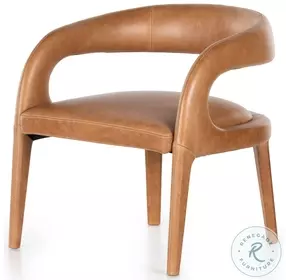 Hawkins Sonoma Butterscotch Leather Chair