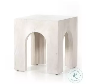 Fausto Bleached Guanacaste End Table