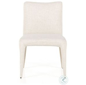 Monza Mixt Linen Natural Dining Chair Set of 2