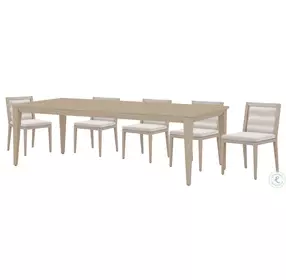 Sherwood Weathered Brown Outdoor 94" Dining Set