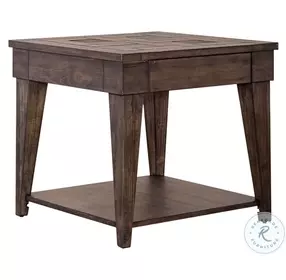 Arrowcreek Weathered Stone End Table