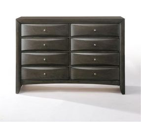 Ireland Gray Oak 8 Drawer Dresser