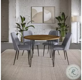 Brennan Golden Brown Dining Room Set