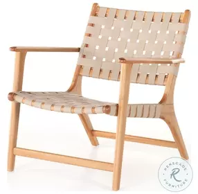 Jevon Soft Khaki And Auburn Eucalyptus Outdoor Chair