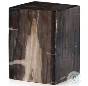 Buck Dark Petrified Wood End Table