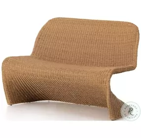 Portia Vintage Natural Outdoor Dining Bench