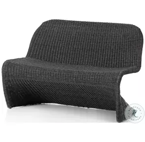 Portia Vintage Coal Outdoor Dining Bench