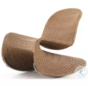 Portia Vintage Natural Outdoor Rocking Chair