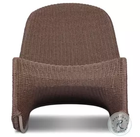 Portia Tanned Weave Outdoor Rocking Chair