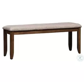 Santa Rosa Ii Antique Honey Upholstered Dining Bench