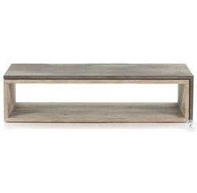 Faro Dark Grey Concrete Coffee Table