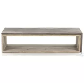 Faro Dark Grey Concrete Coffee Table