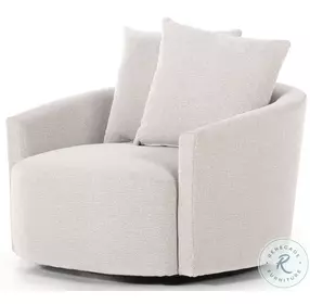 Chloe Delta Bisque Performance Fabric Swivel Chair